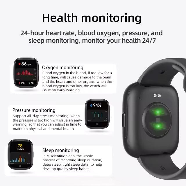 AceFit Active Smart Watch Blue IDW26BL - Red Rhino