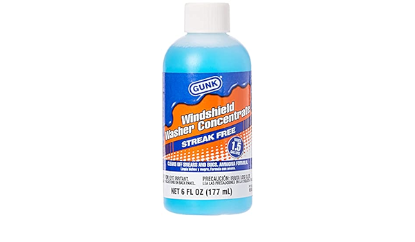 Gunk Concentrated Windshield Washer Solvent with AmmoniaSolvent 6OZ-T105-M506 - Red Rhino