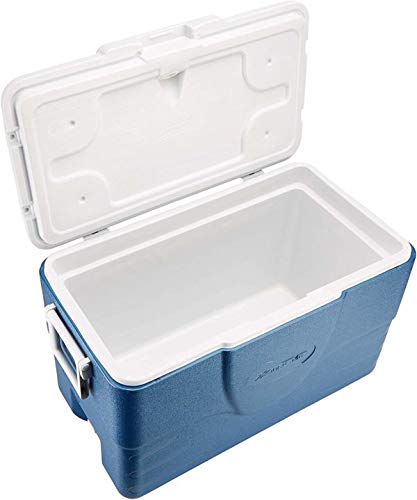 Coleman Foam Hard Cooler High Performance Insulated Cool Box, 52QT/49.2L Capacity, Keeps Cool For Up To 5 Days-PLW0075 - Red Rhino