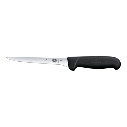 Victorinox Fibrox 5.6403.12 straight narrow 12 cm boning knife in black