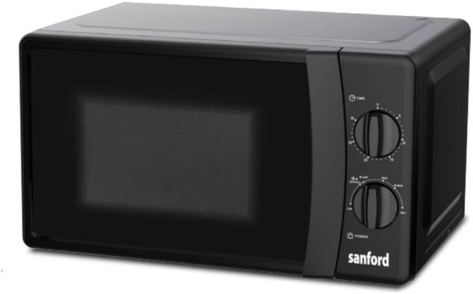 Sanford 20L microwave oven SF5629MO black, front view