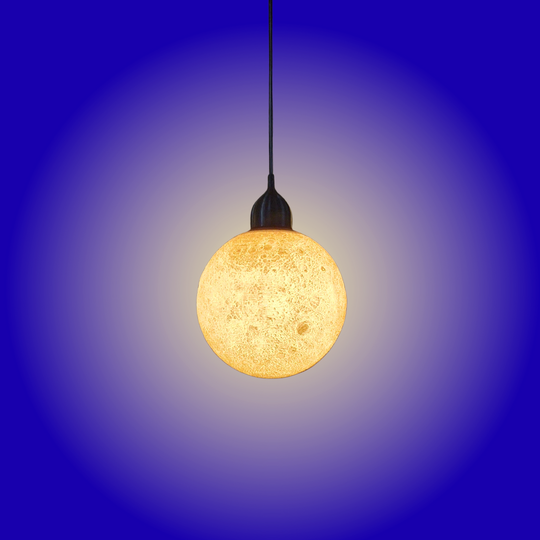 Print3D Africa Moon Pendant Lamp Kenya
