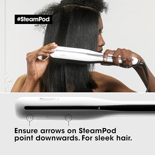 L'Oréal professionnel Steampod 3.0 Steam Powered Flat Iron & Hair Straightener & Styling Tool