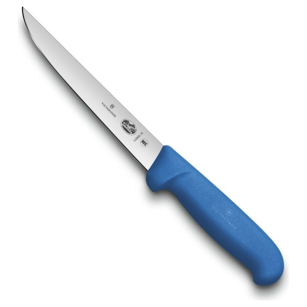 Victorinox 5.6002.15 blue handle boning knife alternate angle