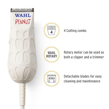 Wahl Peanut Trimmer wwv/3 pin White-08655