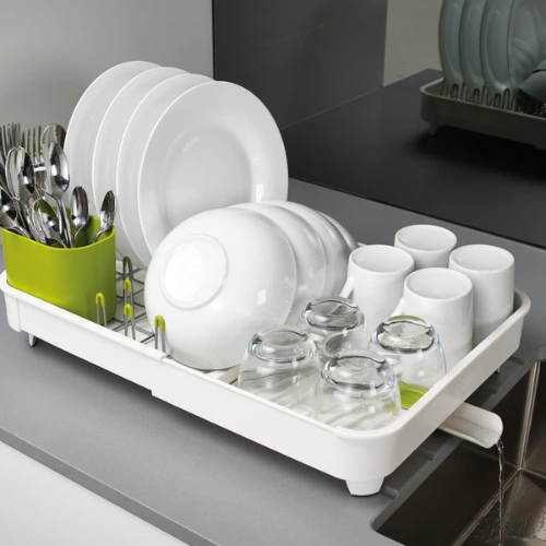Joseph Joseph Extend - Expandable Dish Rack White - Red Rhino