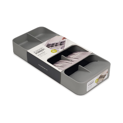 Joseph Joseph DrawerStore Compact Utensil Organizer Grey - Red Rhino