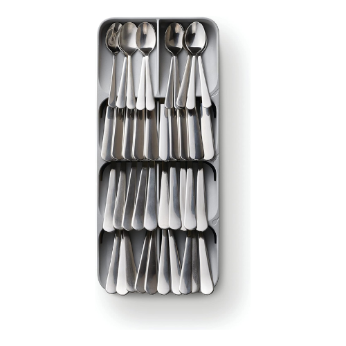 Joseph Joseph DrawerStore Compact Utensil Organizer Grey - Red Rhino