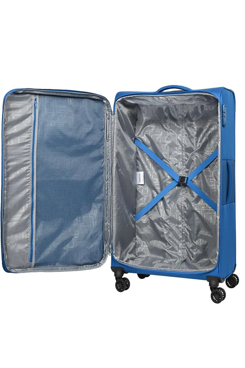 American Tourister Duncan+ Spinner 83 cm — Navy Blue Large Suitcase