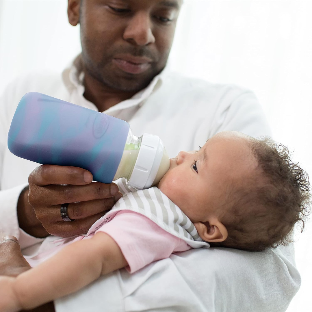 Dr. Brown's Wide-Neck Silicone Baby Bottle Sleeve, Glow-in-The-Dark 270ml-AC207 - Red Rhino