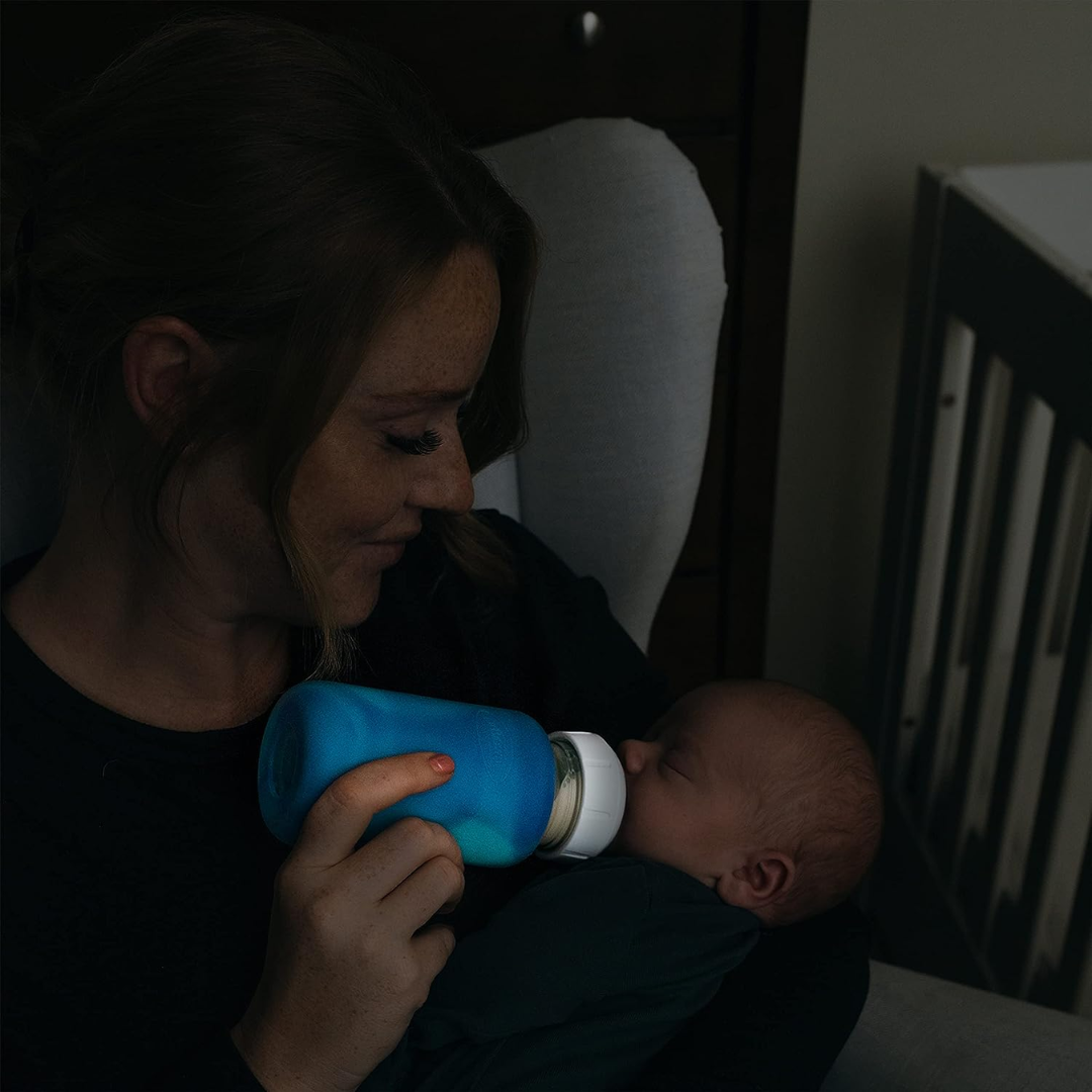 Dr. Brown's Wide-Neck Silicone Baby Bottle Sleeve, Glow-in-The-Dark 270ml-AC207 - Red Rhino