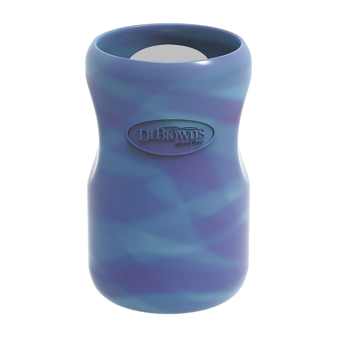 Dr. Brown's Wide-Neck Silicone Baby Bottle Sleeve, Glow-in-The-Dark 270ml-AC207 - Red Rhino