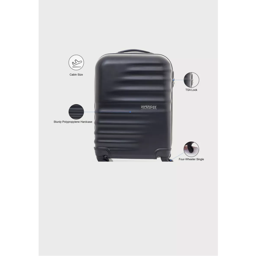 AMERICAN TOURISTER PRESTON 77CM BLACK - Red Rhino