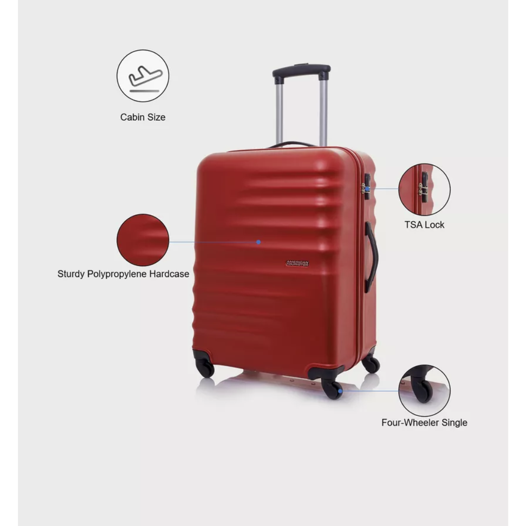 AMERICAN TOURISTER PRESTON 77CM RED - Red Rhino