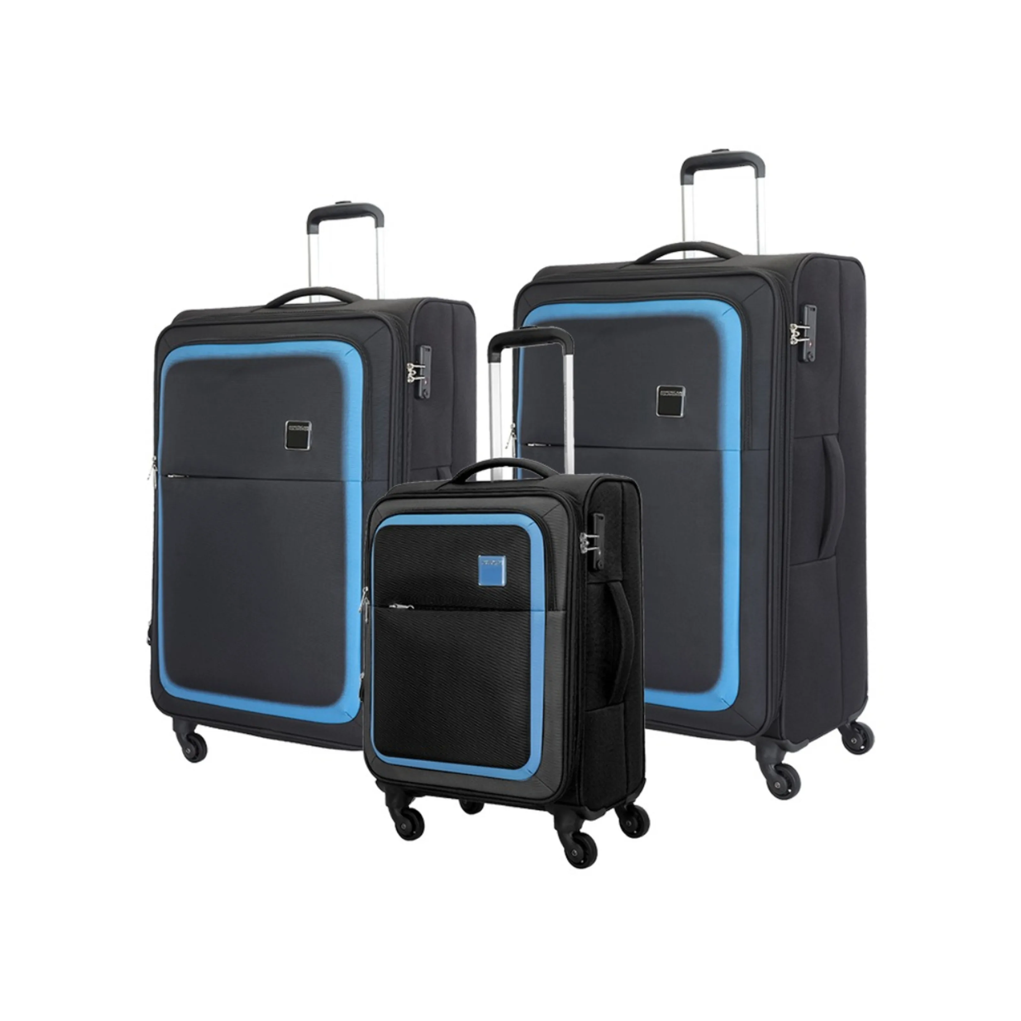 American Tourister Seville 69cm Expandable Medium Suitcase - Black
