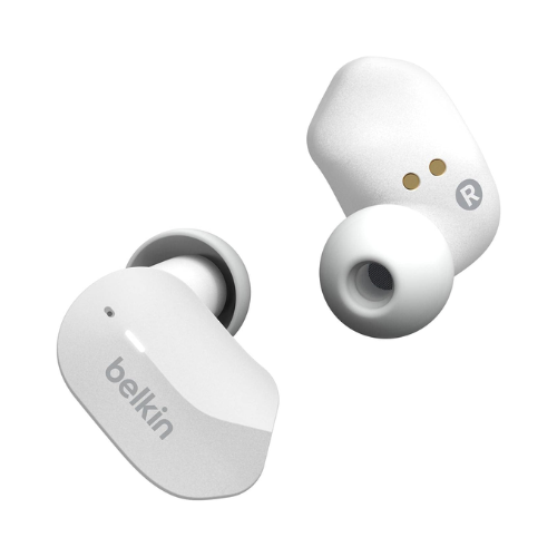 Belkin SoundForm True Wireless Earbuds - White - Red Rhino