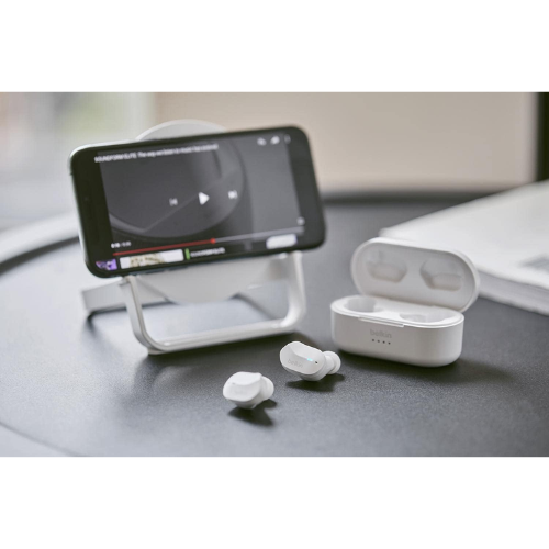 Belkin SoundForm True Wireless Earbuds - White - Red Rhino