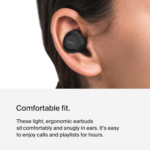 Belkin SoundForm Bolt True Wireless Earbuds - Black