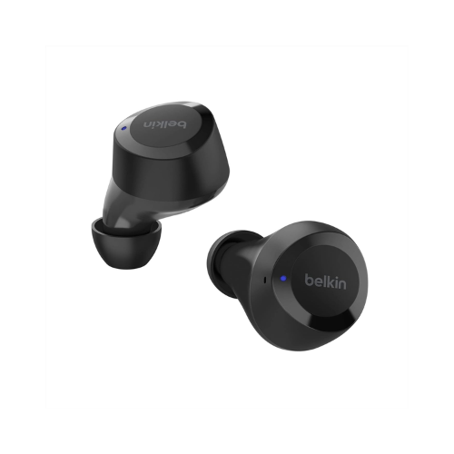Belkin SoundForm Bolt True Wireless Earbuds - Black - Red Rhino