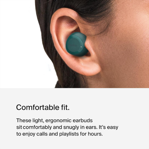 Belkin SoundForm Bolt True Wireless Earbuds - Teal - Red Rhino