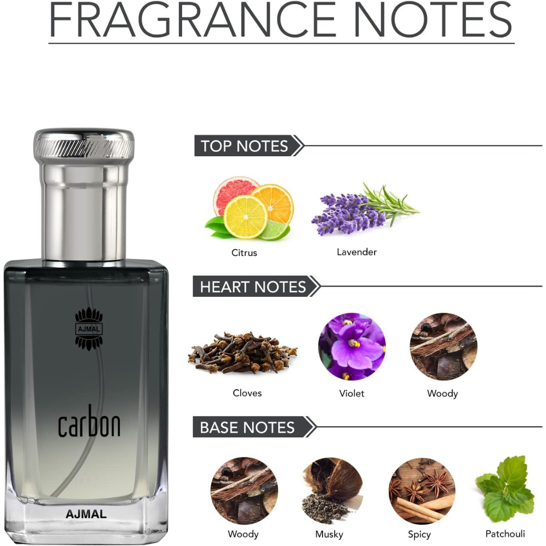Ajmal Carbon Eau De Parfum 100Ml - Red Rhino