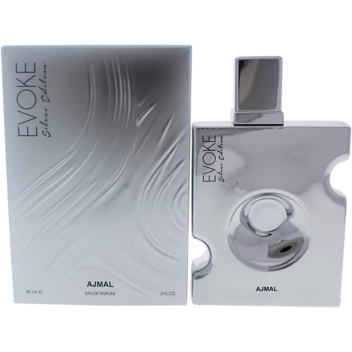 Ajmal Evoke Silver Him Eau De Parfui 90Ml - Red Rhino