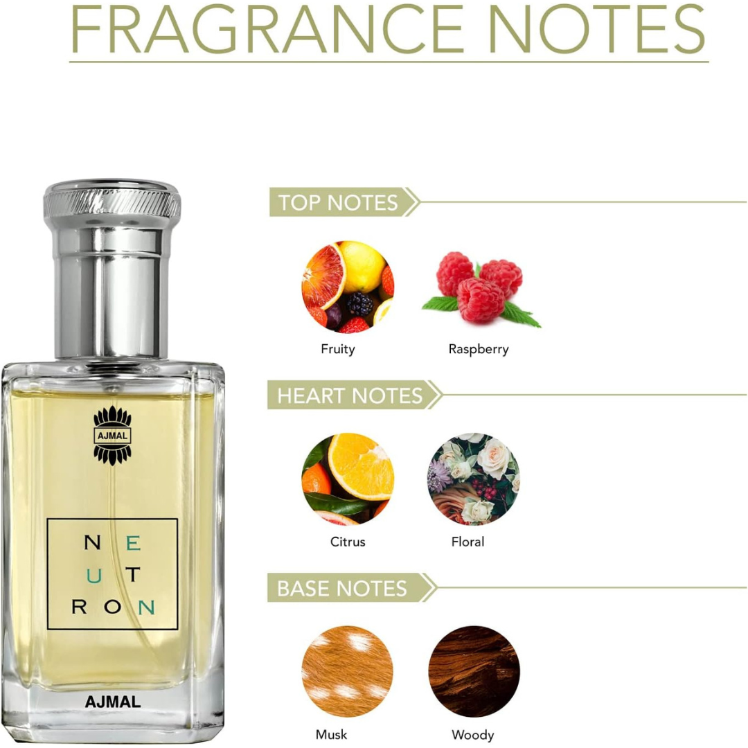 Ajmal Neutron Eau De Parfum 100Ml - Red Rhino