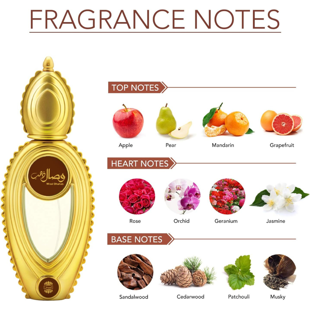 Ajmal Wisal Dhahab Eau De Parfum 50Ml - Red Rhino