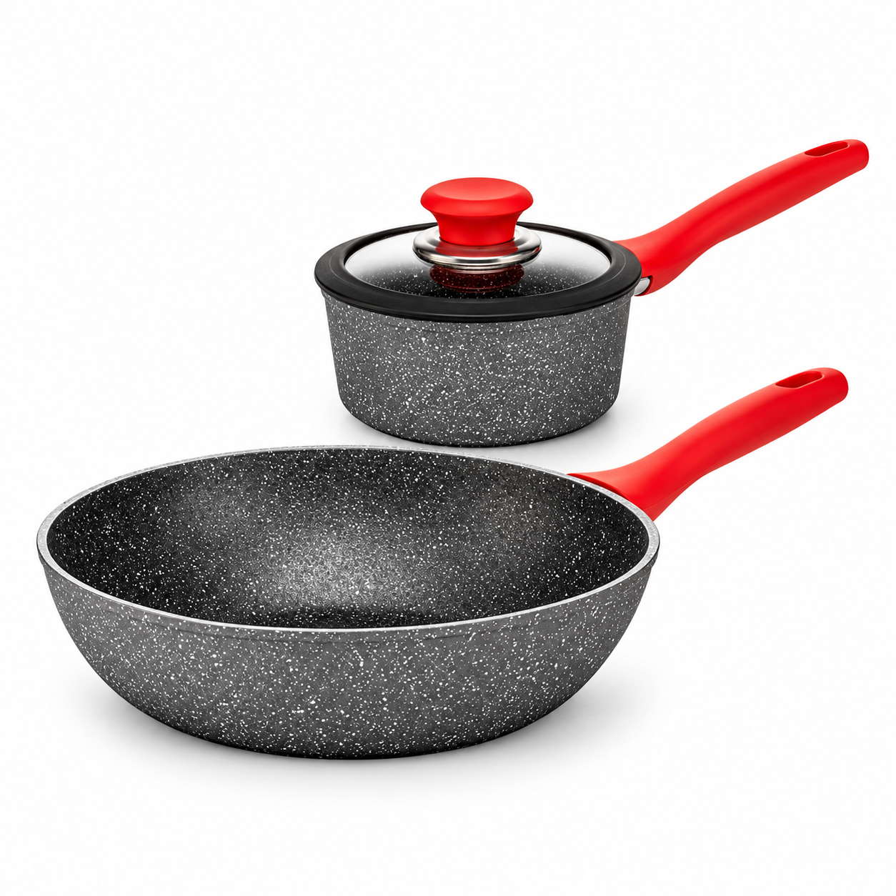Luigi Ferrero Atlanta 2-Piece Cookware Set – Saucepan + Deep Fry Pan | Buy in Kenya | Red Rhino
