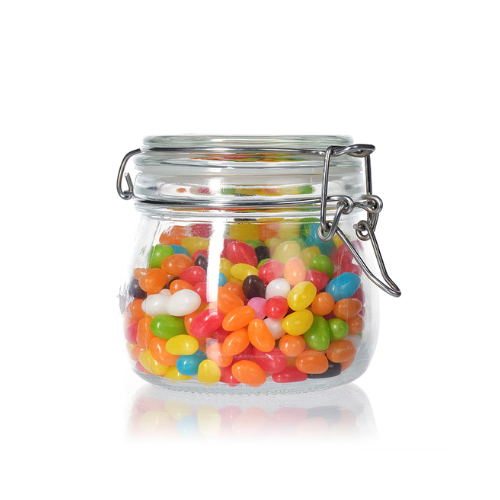 Bon Appetit Glass Jar with Air Tight Clamp Lid 4L - Red Rhino