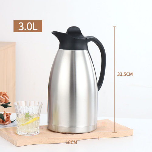 Bon Appetit Stainless Steel Double Wall vacuum Flask 3 Litre - Red Rhino