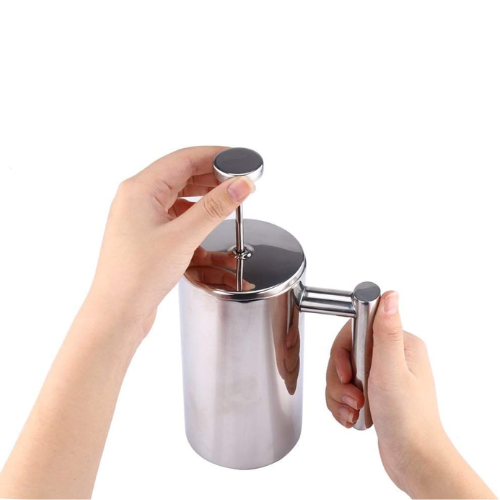 Bon Appetit 700mL Stainless Steel French Press Coffee & Tea Maker - Red Rhino