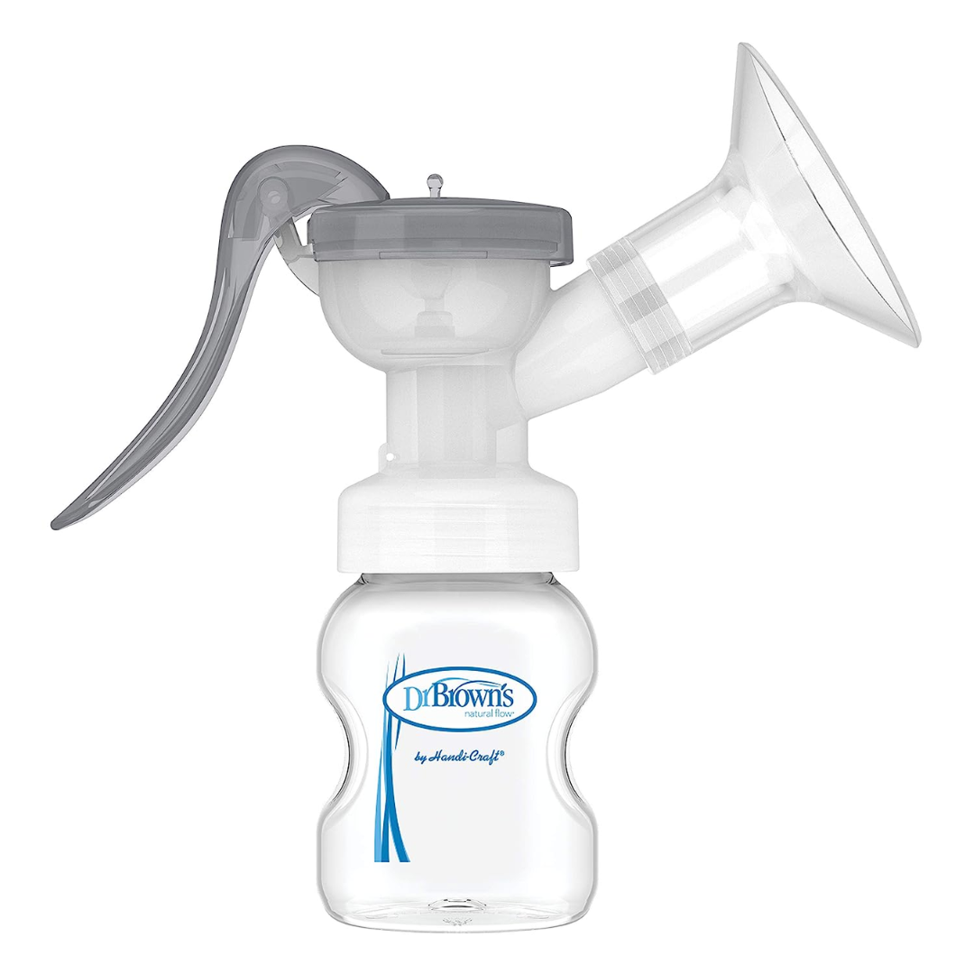 Dr. Brown's Manual Breast Pump with Soft shape Silicone Shield-BF102 - Red Rhino