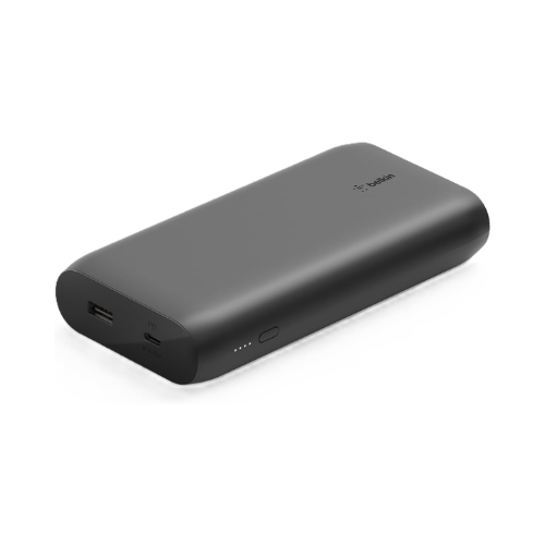 Belkin BoostCharge 20K mAh USB-C PD Power Bank - Black - Red Rhino
