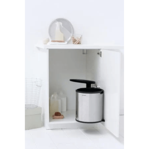 Brabantia Built-in Bin - Brilliant Steel -15L - Red Rhino