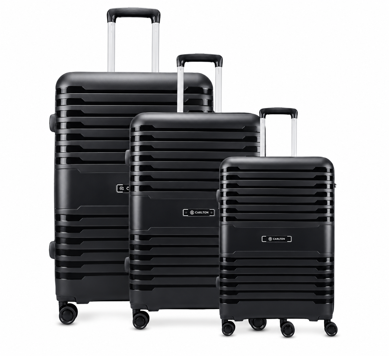 Carlton Harbor Plus Hl 8W Set of 3 Black