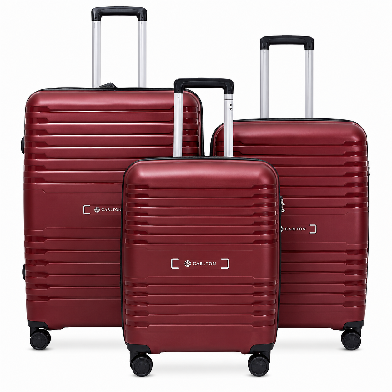Carlton Harbor Plus Hl 8W Set of 3 Maroon