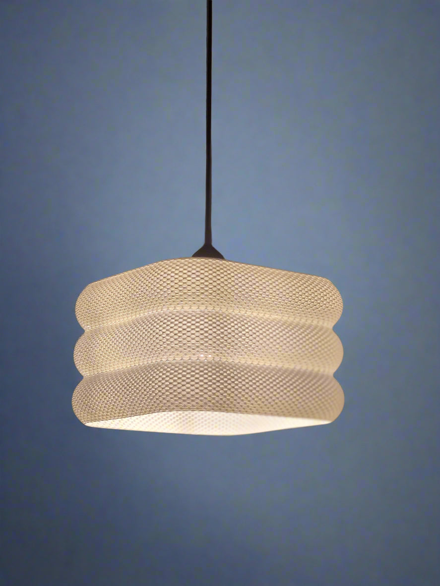 Print3D Africa CLARA Pendant Lamp white - Red Rhino Kenya