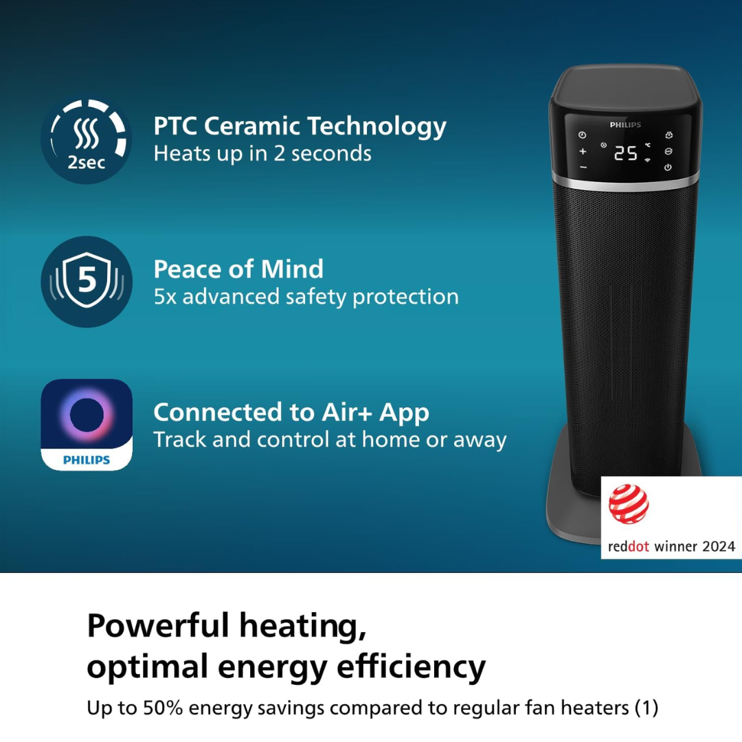 Philips 5000 Series Smart Tower Ceramic Heater 2000W CX5120/11