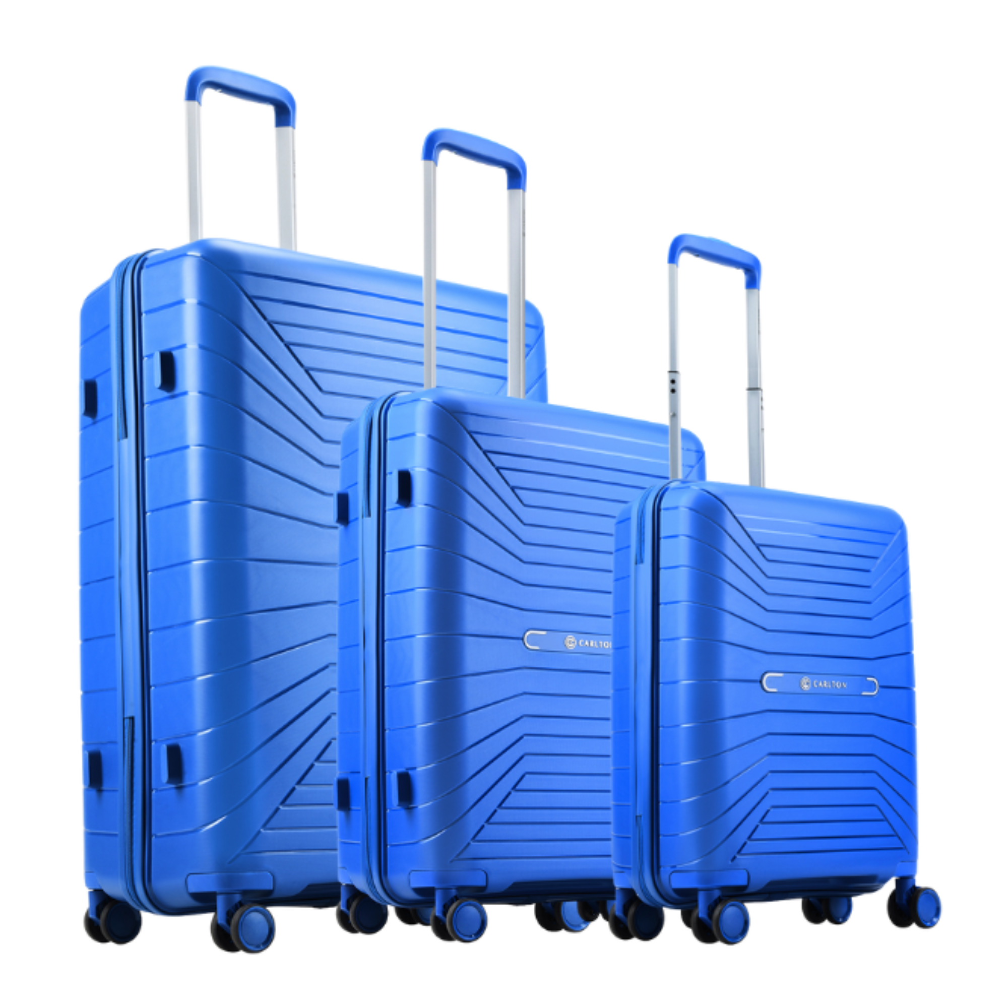 Carlton Carnival Plus 8 Wheel Set Of 3 Blue