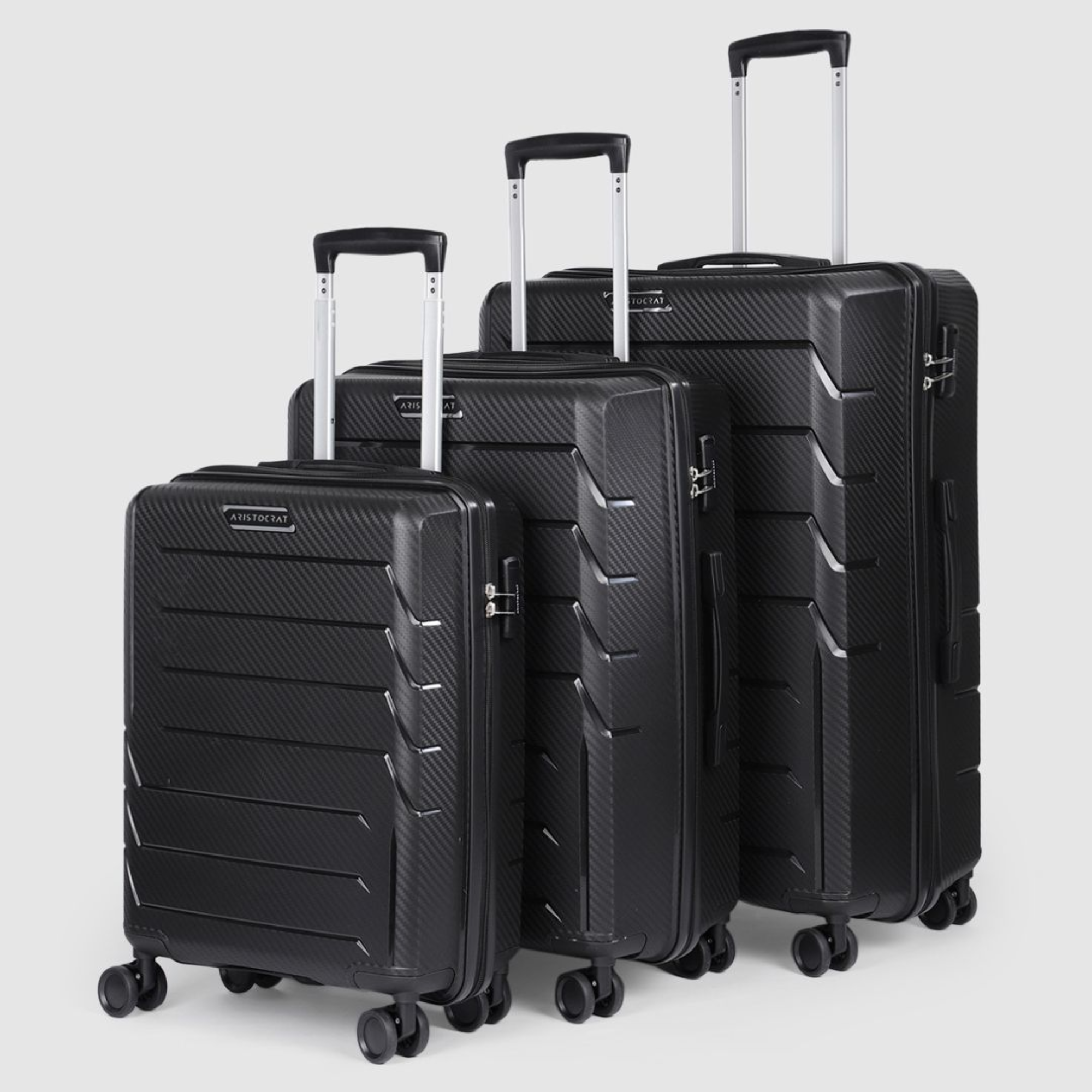 Carlton Chroma Active 8W Strolly Set of 3 Black