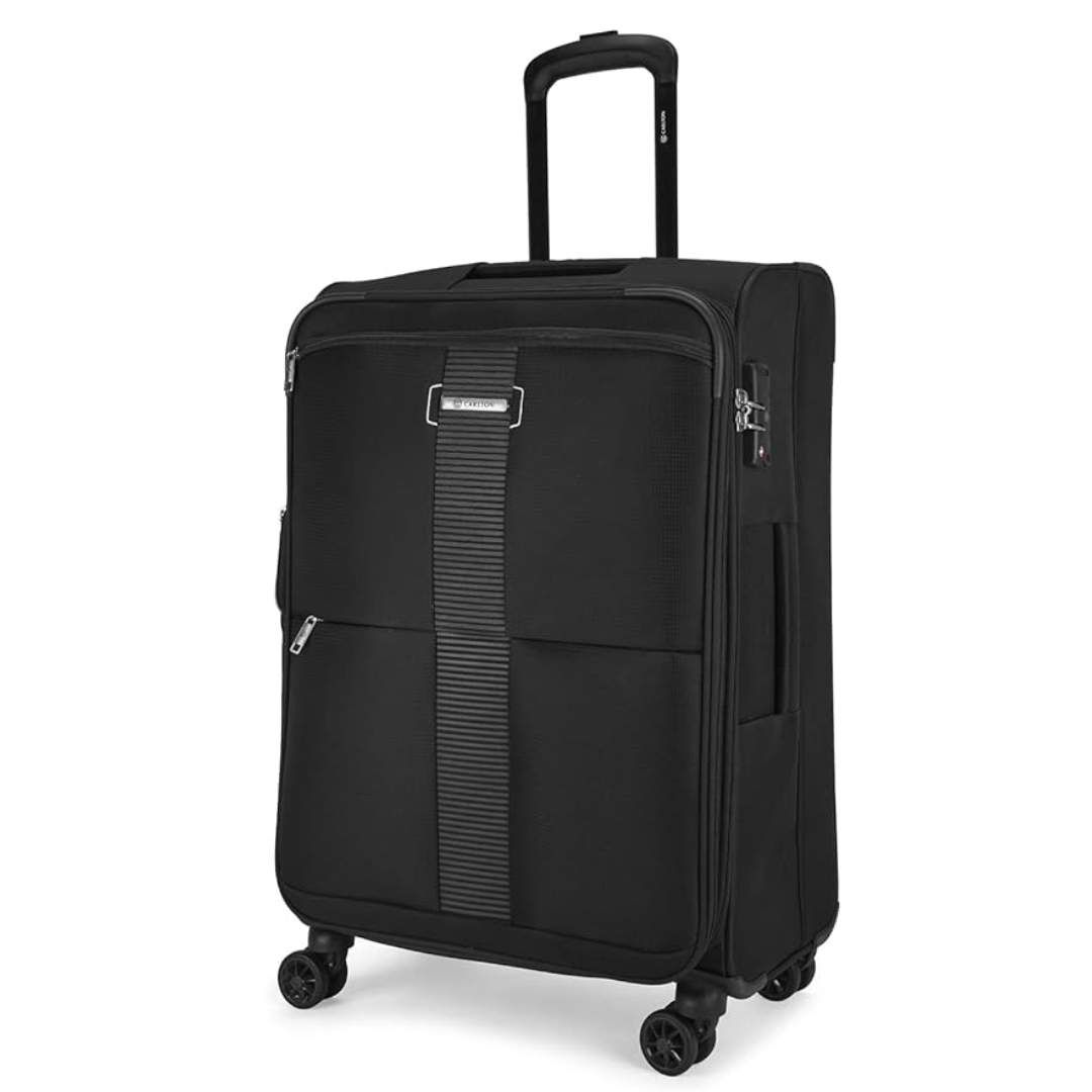 Carlton Newburyplus black suitcase, alternate view
