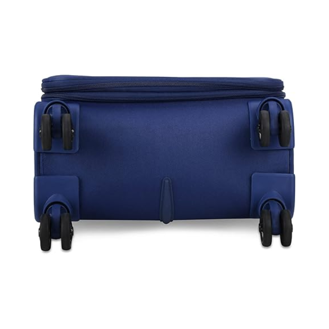 Carlton Newburyplus blue suitcase, side view