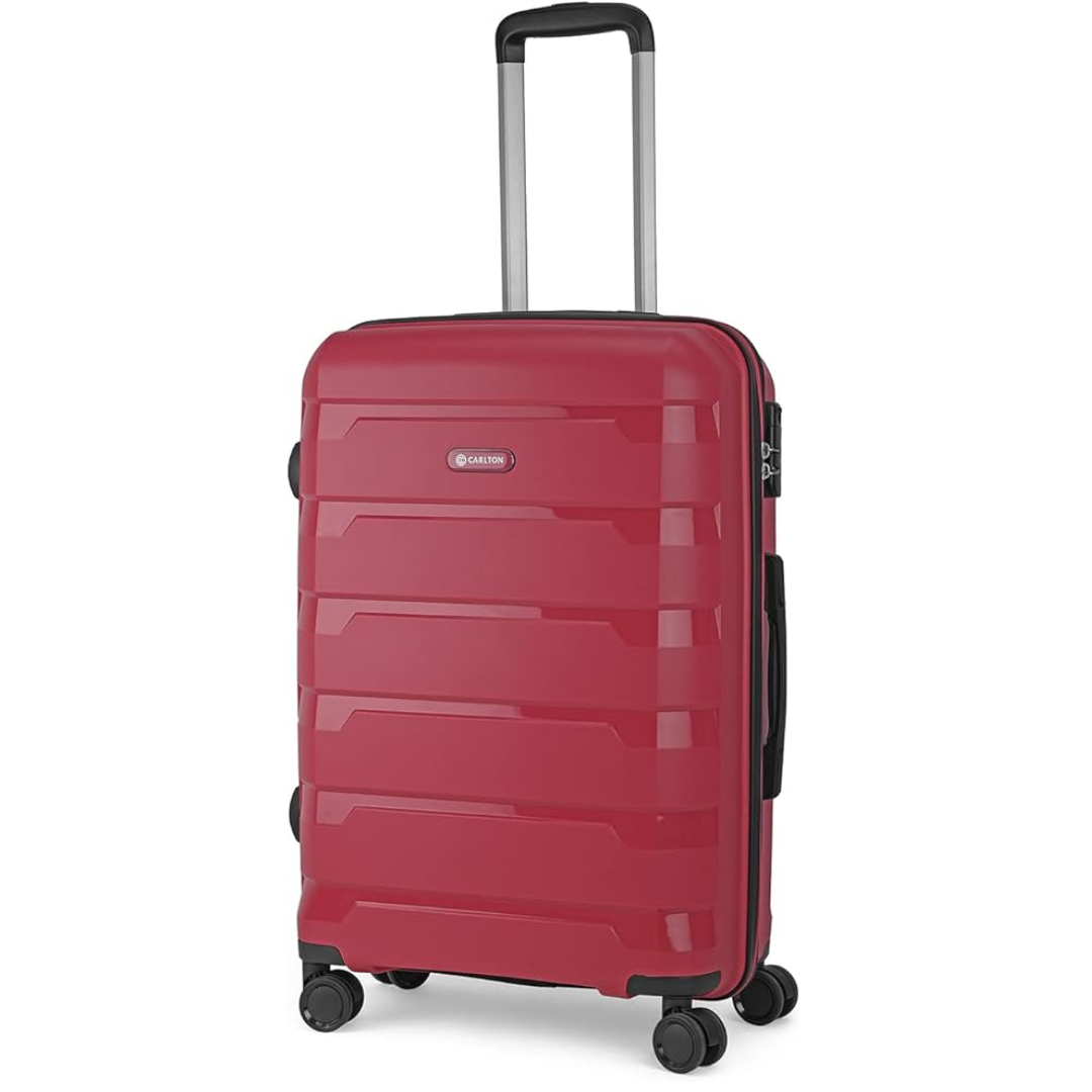 Carlton Porto Plus maroon suitcase, alternate view