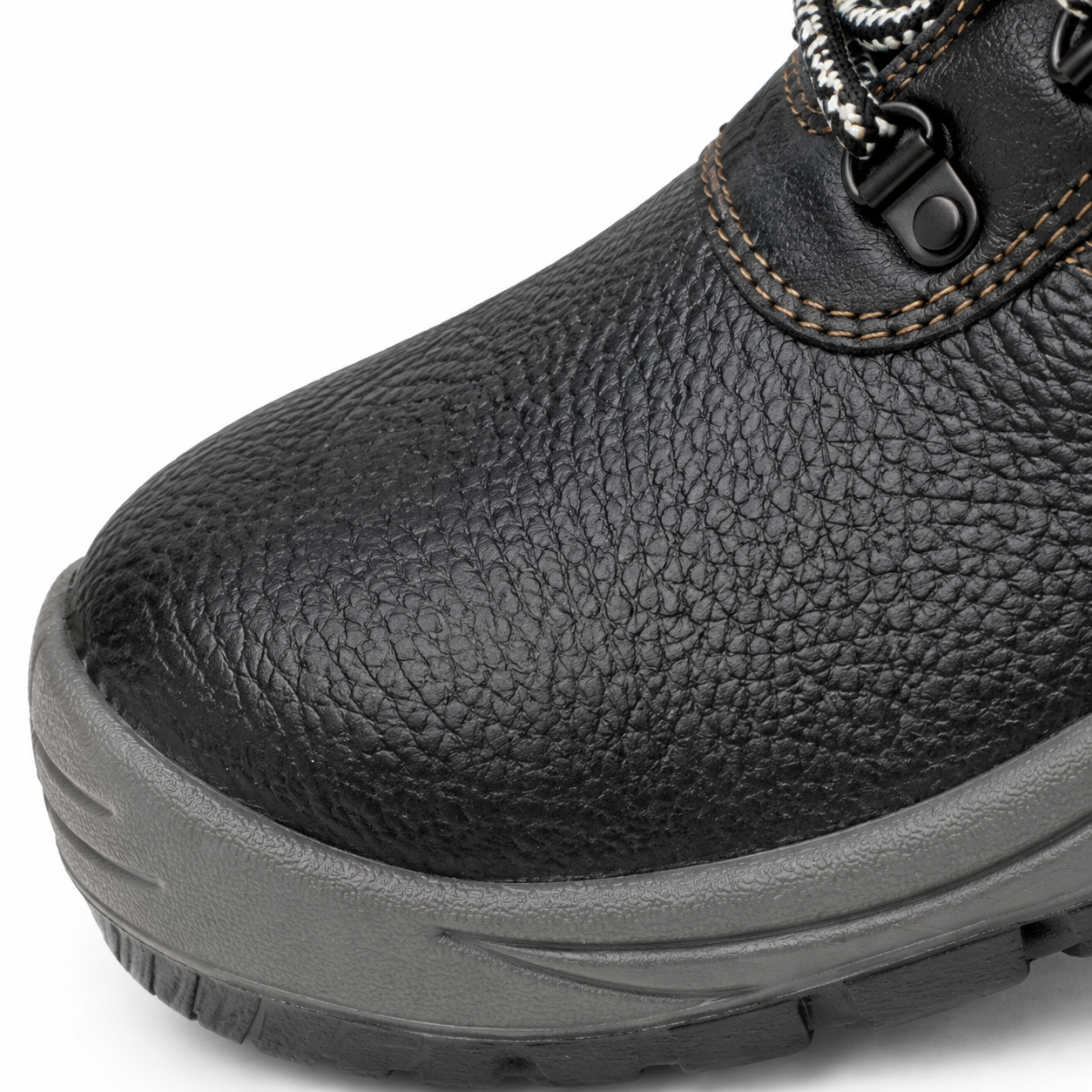 Feetguard Genuine Leather Steel Toe Safety Boot with Steel Midsole – Black