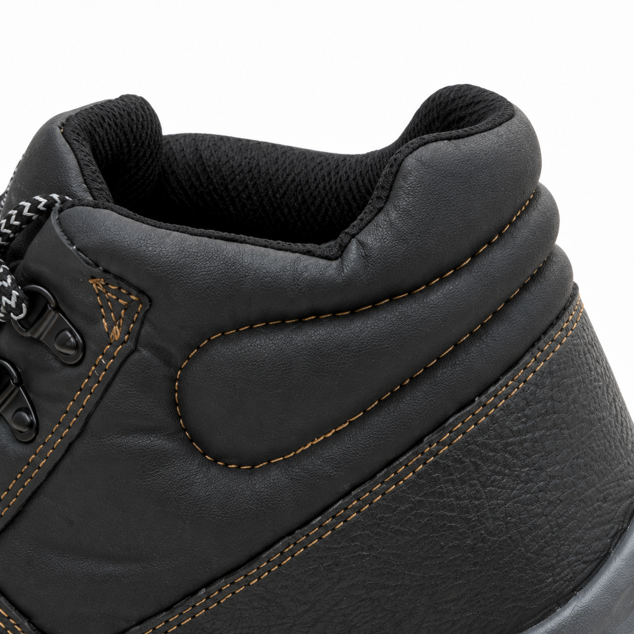 Feetguard Genuine Leather Steel Toe Safety Boot with Steel Midsole – Black