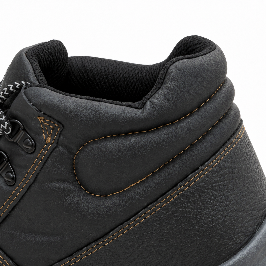 Feetguard Genuine Leather Steel Toe Safety Boot with Steel Midsole – Black