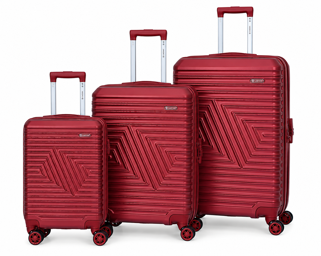 Carlton Crossline 8W HL 3 Piece Set Maroon