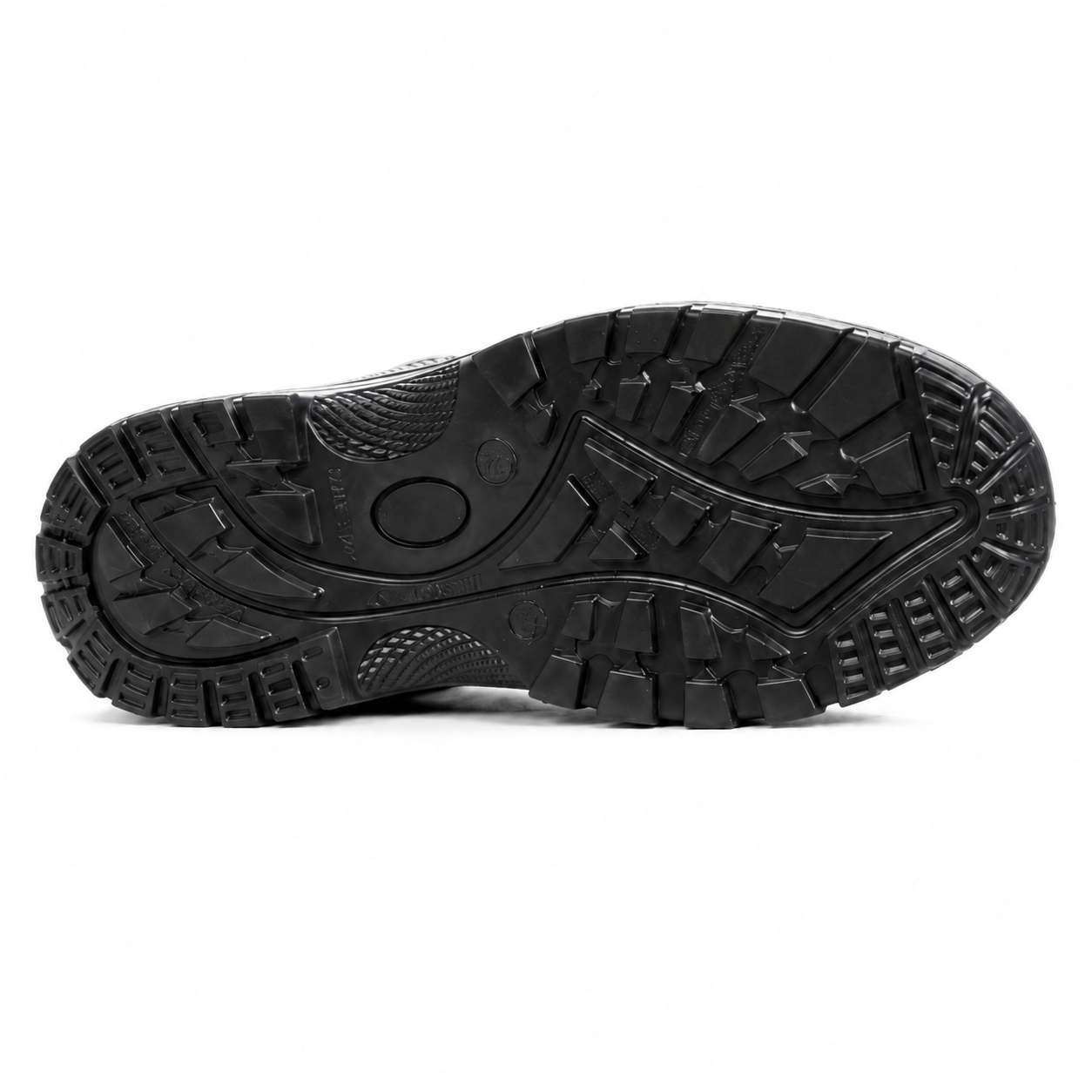 Hunter Genuine Leather Steel Toe Safety Boot with Steel Midsole – Black