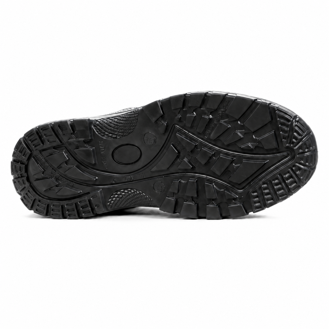 Hunter Genuine Leather Steel Toe Safety Boot with Steel Midsole – Black